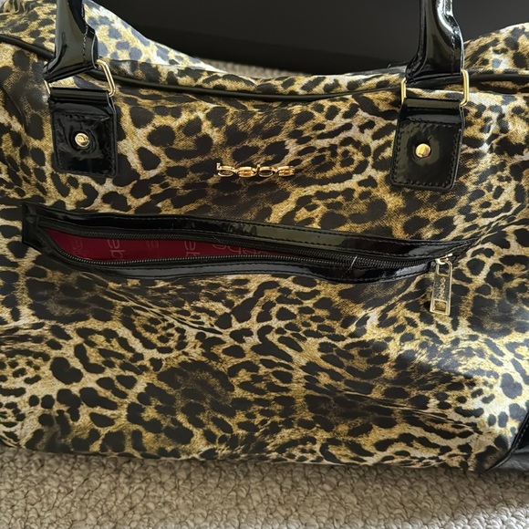 bebe Cheetah Roller Duffle Bag - Picture 8 of 9